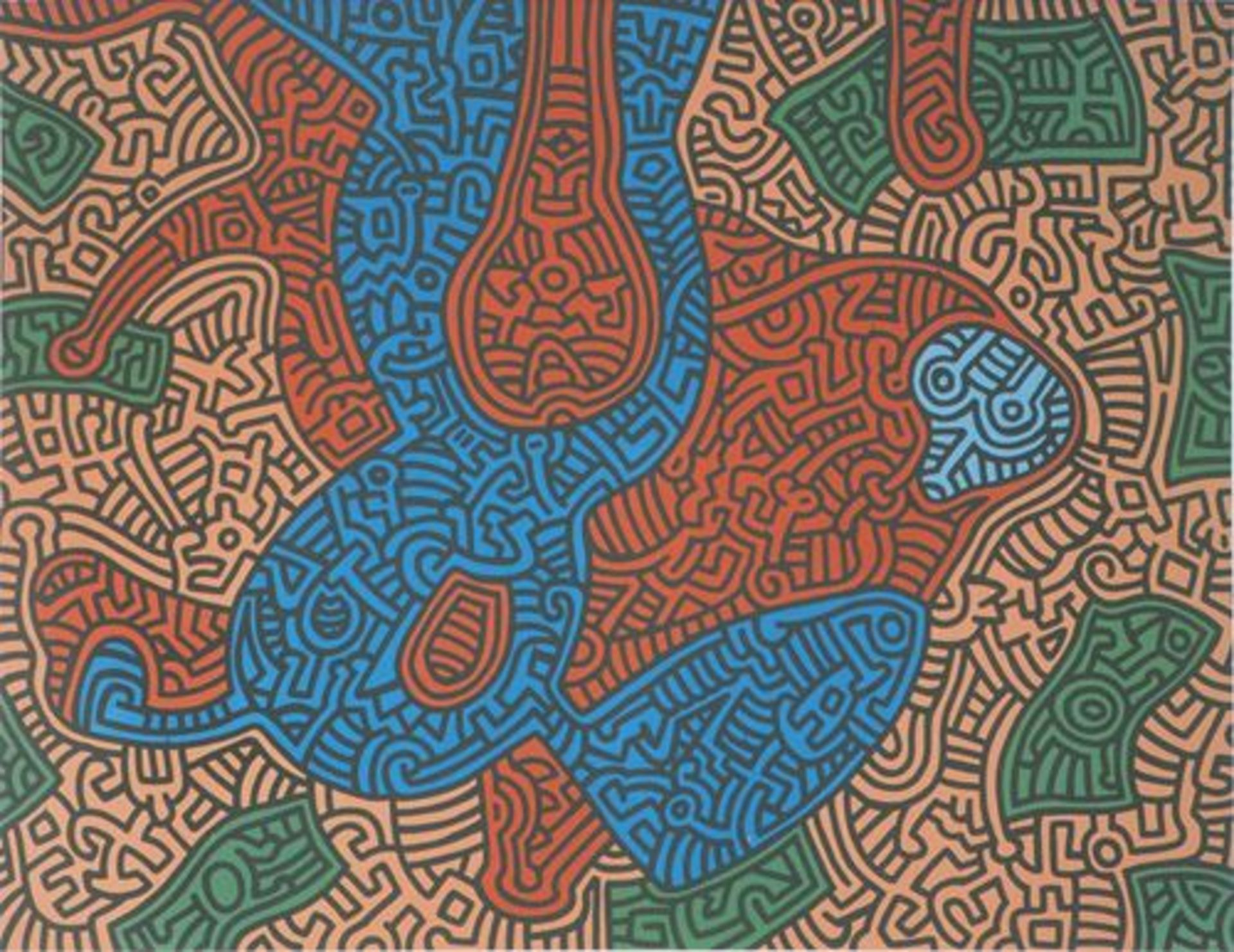 Keith HARING Final Blow Silkscreen on paper Signed on print Keith Haring [...] - Bild 4 aus 7