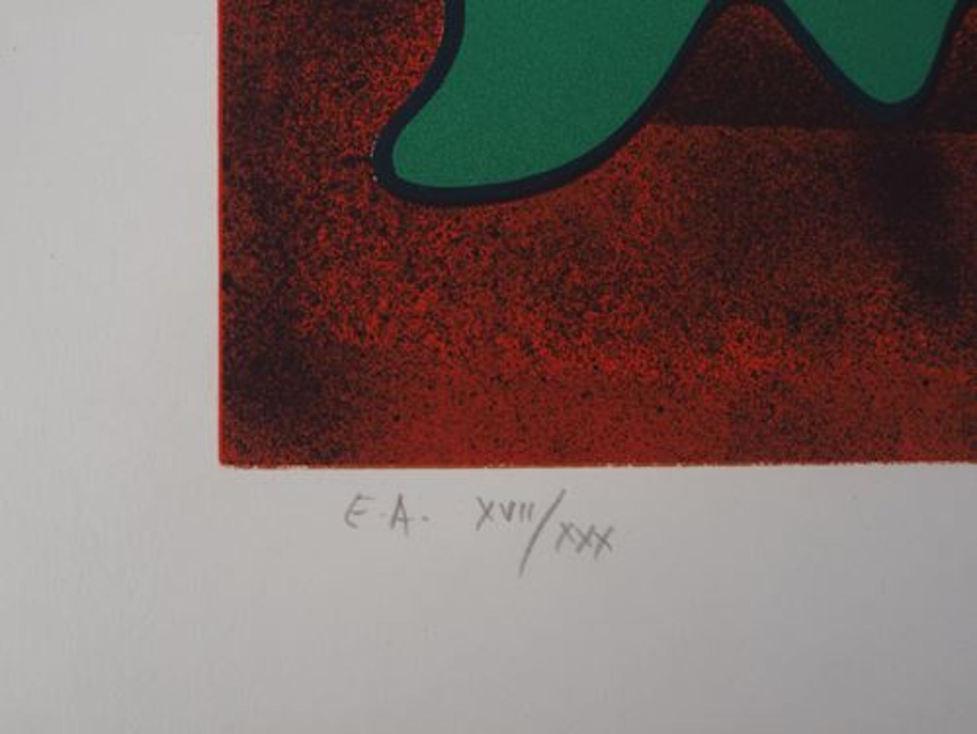Ervin NEUHAUS (1928-2012) Dawn Original lithograph on BFK Rives Vellum Signed in [...] - Bild 4 aus 8