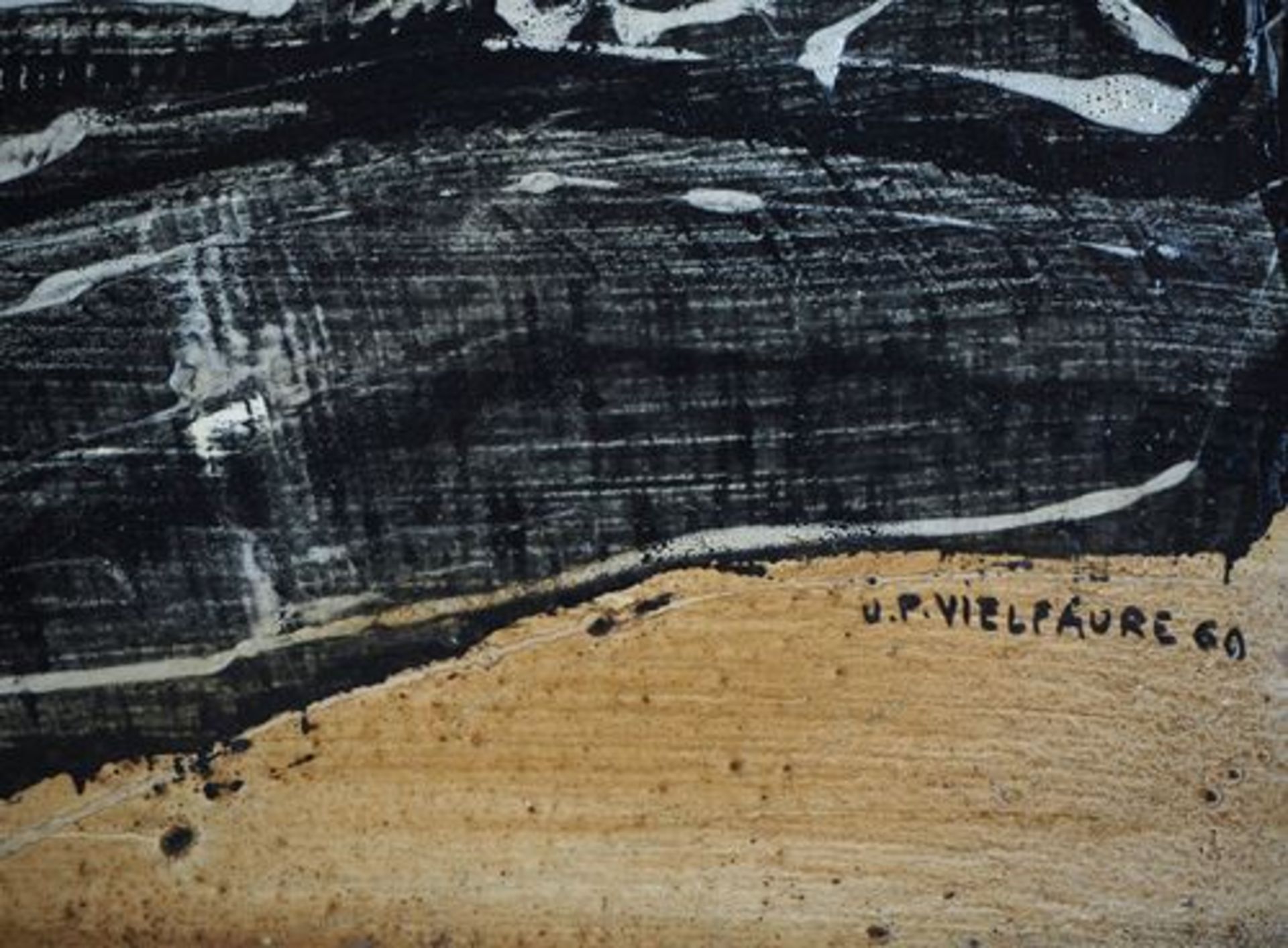 Jean-Pierre VIELFAURE (1930-2015) Les ultimes racines Oil on canvas original Signed [...] - Bild 2 aus 7