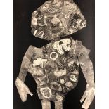 Jean Dubuffet - Personnage 1955 II Stencil created for the art review "XXe siècle" [...]