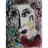 Marc Chagall - Apparition at the circus Lithograph 32 x 24 cm "Chagall lithographie [...]