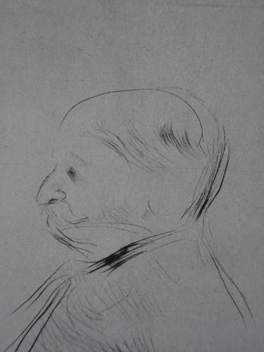 Henri from Toulouse-Lautrec Portrait of Monsieur X Original etching at the dry point [...] - Image 4 of 5