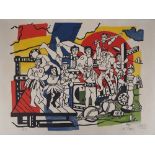 Fernand Léger (1881-1955) The big parade Lithograph and stencil Signed in the plate [...]