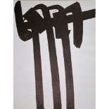 PIERRE SOULAGES - Lithographie N° 28 - 1970 Original lithograph in colours on wove [...]