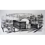 Bernard Buffet (after) - Siemens 3 Lithograph on vélin paper Plate signed and dated [...]