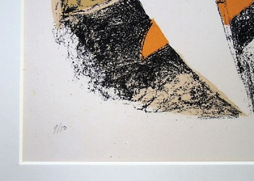 MARINO MARINI - Cheval et Cavalier - 1963 Original lithograph in 5 colours on wove [...] - Image 2 of 11