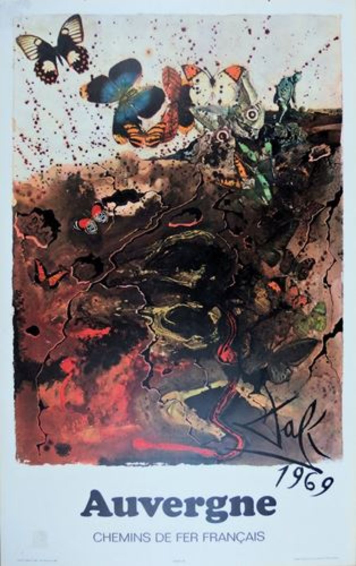 Salvador DALI (1904-1989) SNCF: Butterfly Suite Complete series of 6 original [...] - Bild 3 aus 7