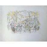 Tsuguharu FOUJITA Garden Party, 1952 Lithograph and stencil on Vellum Signed in the [...]