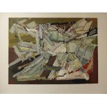 Nicolas de STAEL Abstract composition Lithograph on vellum Arches paper signed 50 x [...]