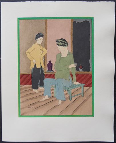 Tsuguharu FOUJITA Propos d'un Intoxique COMPLETE SUITE of the 16 lithographs in color [...] - Image 12 of 17