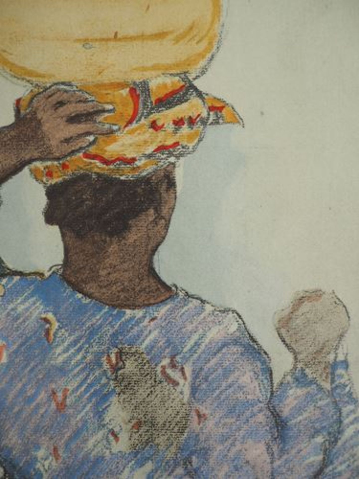 Paul GAUGUIN (after) Femmes Martiniquaises Lithograph and watercolor stencil [...] - Bild 6 aus 7