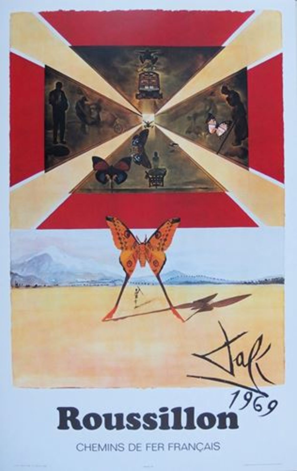 Salvador DALI (1904-1989) SNCF: Butterfly Suite Complete series of 6 original [...] - Bild 5 aus 7