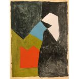 Serge Poliakoff - Gouache, 1955 Stencil created for the art review "XXe siècle" [...]