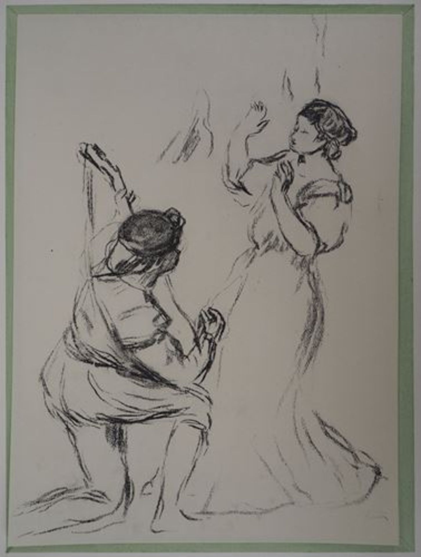 Auguste RENOIR (1841-1919) (After) Serenade Lithograph after a charcoal drawing On [...] - Bild 2 aus 9