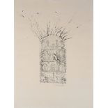 Salvador DALI The Museum of Figueras Lithograph on Vellum based on an ink [...]