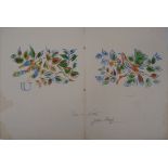 Jean DUFY Turtledove and Fauvette, 1938 Original lithograph Signed in pencil Single [...]