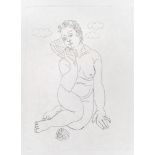 Raoul Dufy "Little swimmer with shells", Original etching signed by hand and [...]