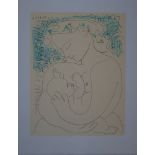 Pablo PICASSO (after) Maternity Offset lithograph (printed tone by tone), from a [...]