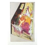 Jacques VILLON The armchair Original Lithograph, 1951 Signed in pencil by the [...]