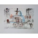 Salvador DALI (after)(1904-1989) New York City: Plaza Lithograph based on a [...]