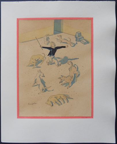 Tsuguharu FOUJITA Propos d'un Intoxique COMPLETE SUITE of the 16 lithographs in color [...] - Image 13 of 17