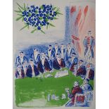 Jean DUFY Pan and Fortune, 1938 Original lithograph Signed in ink Unique annotated [...]