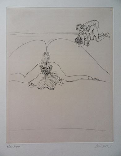 Hans BELLMER The body offers itself Original engraving signed in pencil by the [...]