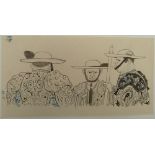 Pierre-Yves TREMOIS The Picadors' Conversation Original drawing in Indian ink On [...]