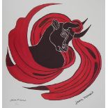 Jean MARAIS Zodiac, The Bull Lithograph Signed in the plate Signed with stamp of the [...]