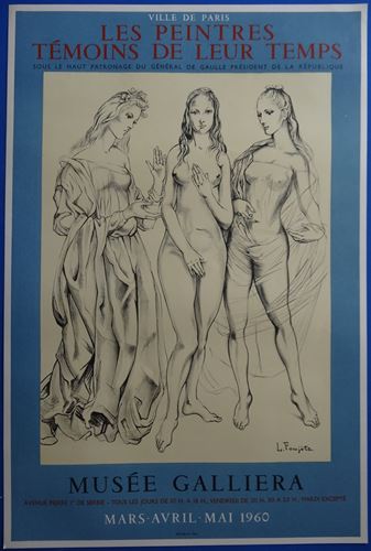 Tsuguharu FOUJITA The Three Graces, 1960 Original lithograph Signed in the plate On [...] - Image 2 of 8