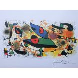 JOAN MIRO (1893-1983) (after) Sculpture II - Very beautiful lithograph after a work [...]