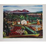 Moïse Kisling - Paysage Lithograph on paper plate-signed &amp; numbered 4/150 [...]