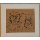 Pierre Tal Coat - Jockeys Pencil on paper Monogramme 24 x 29,7 cm Framed - - Pierre [...]