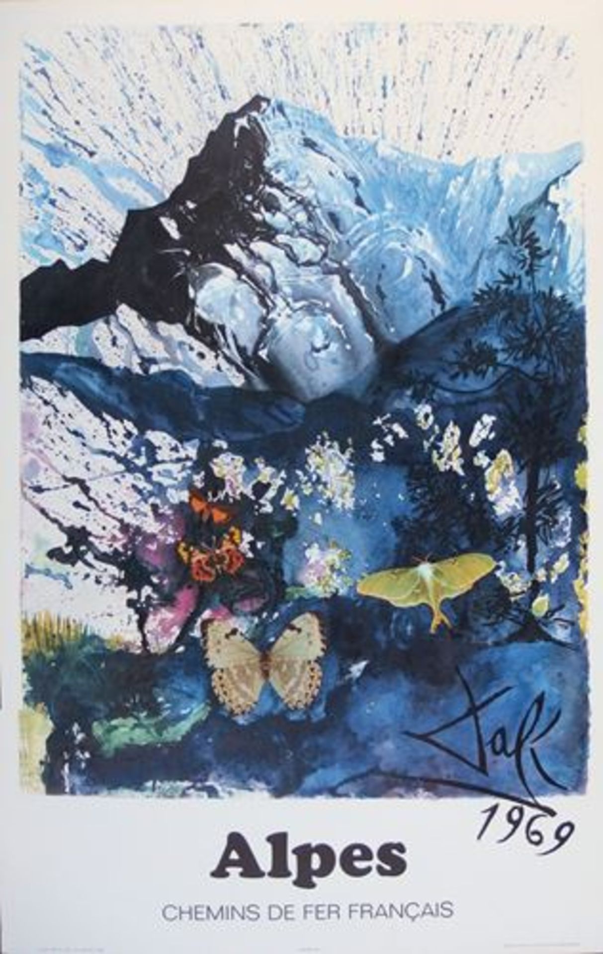 Salvador DALI (1904-1989) SNCF: Butterfly Suite Complete series of 6 original [...] - Bild 7 aus 7