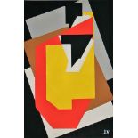 Stencil in 6 gouache colours on wove paper. Title: Noblesse - 1922 Monogrammed at the [...]