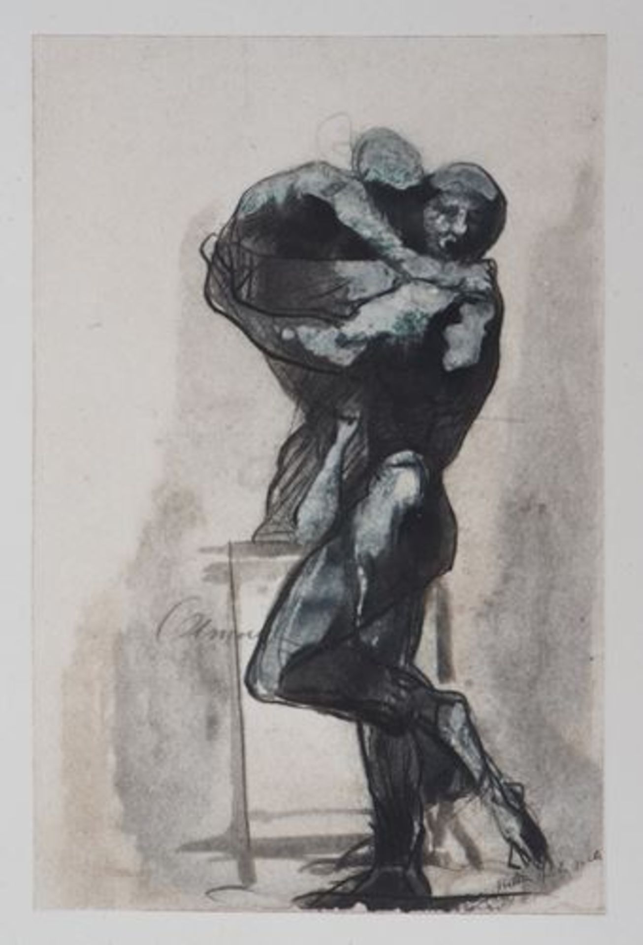 Auguste Rodin Anacreon and Love, 1897 Engraving (helioengraving reprised with [...]