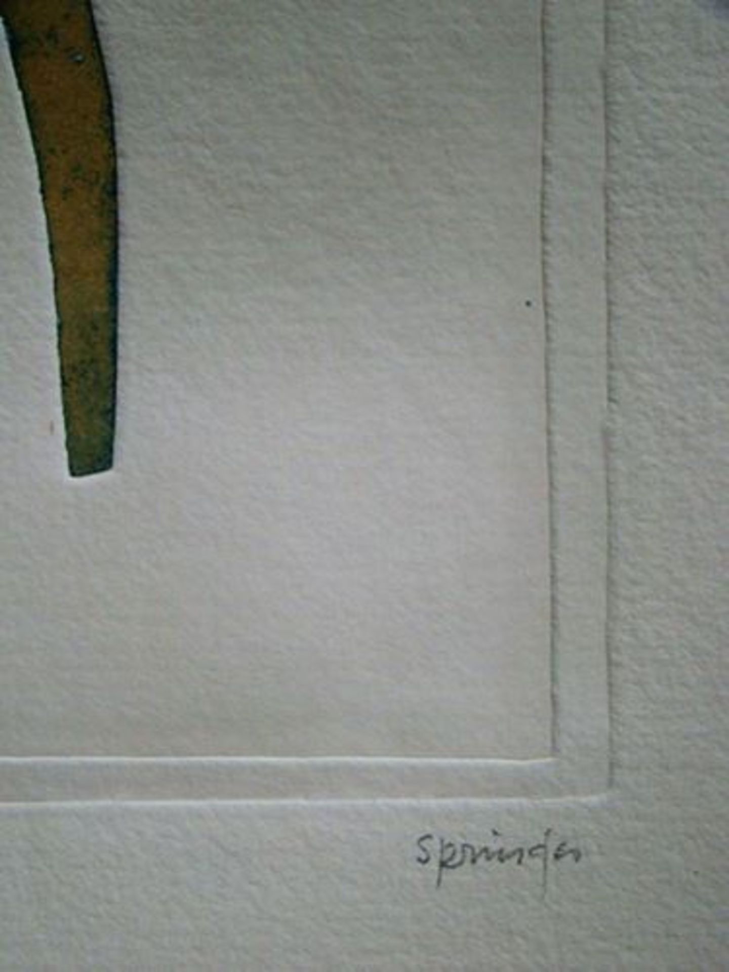 FERDINAND SPRINGER - Composition - 1970 Embossed aquatinta print in colours on [...] - Bild 6 aus 10