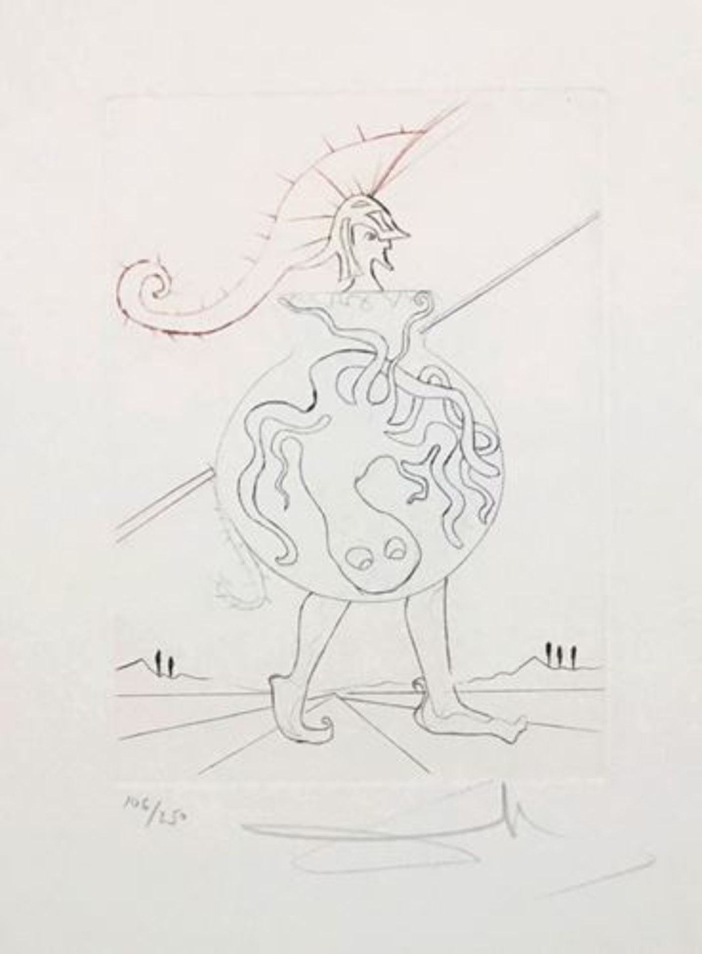 Salvador DALI Troilus and Cressida Original etching, 1971 Handsigned in [...] - Bild 2 aus 4