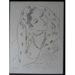 Henri MATISSE (1869-1954) (after) Naked woman with necklace Lithograph from a 1941 [...]