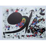 JOAN MIRO (1893-1983) (d'après) Hommage à Joan Pratts - Très belle Impression [...]