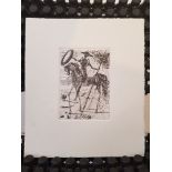 Titel: Don Quichotte from album "Cinq portraits espagnols" Edition: 1 900 ex. Year: [...]