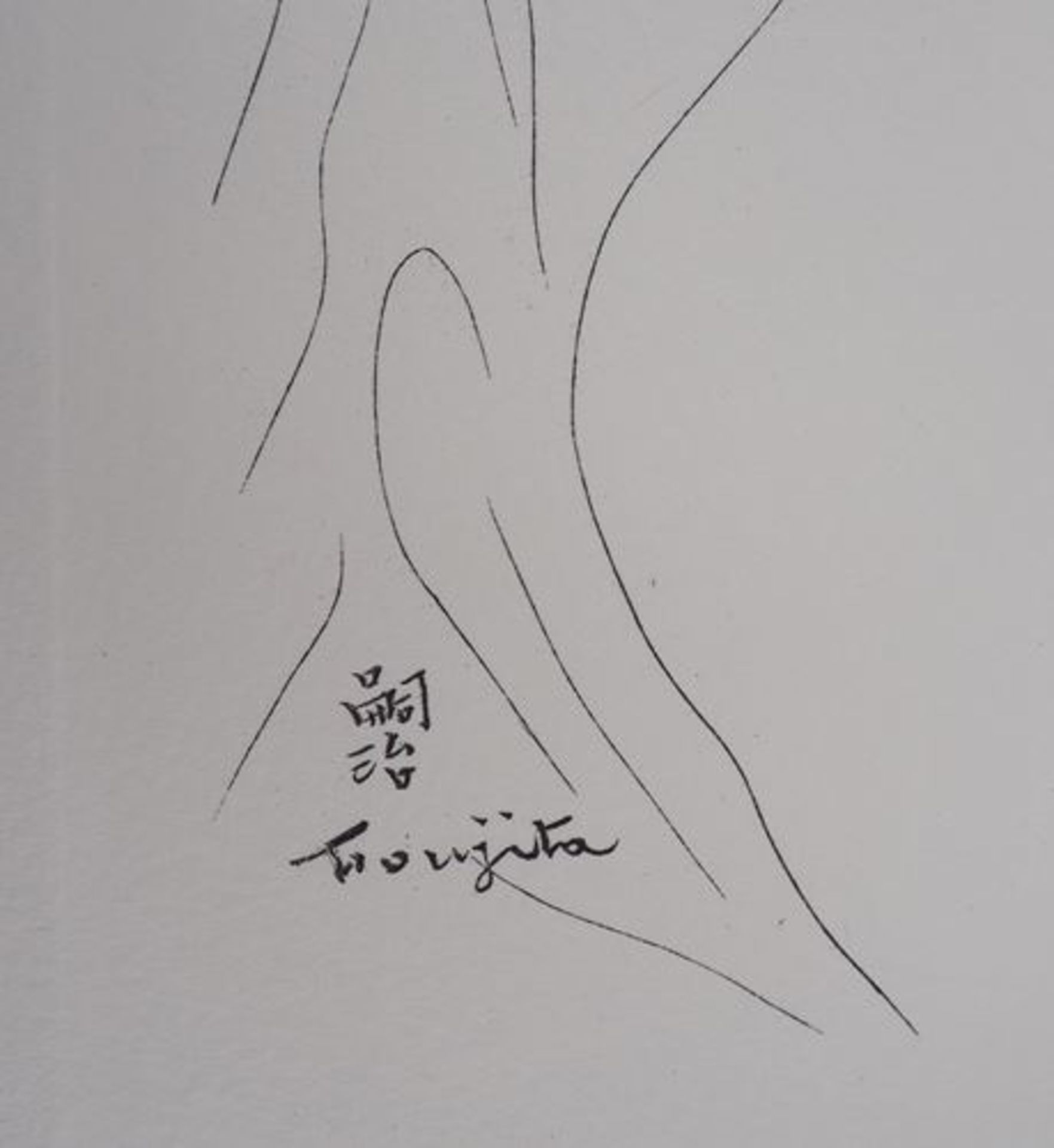 Tsuguharu FOUJITA " Isabey, mon seul ami" (Isabey, my only friend), engraving Etching [...] - Bild 4 aus 6