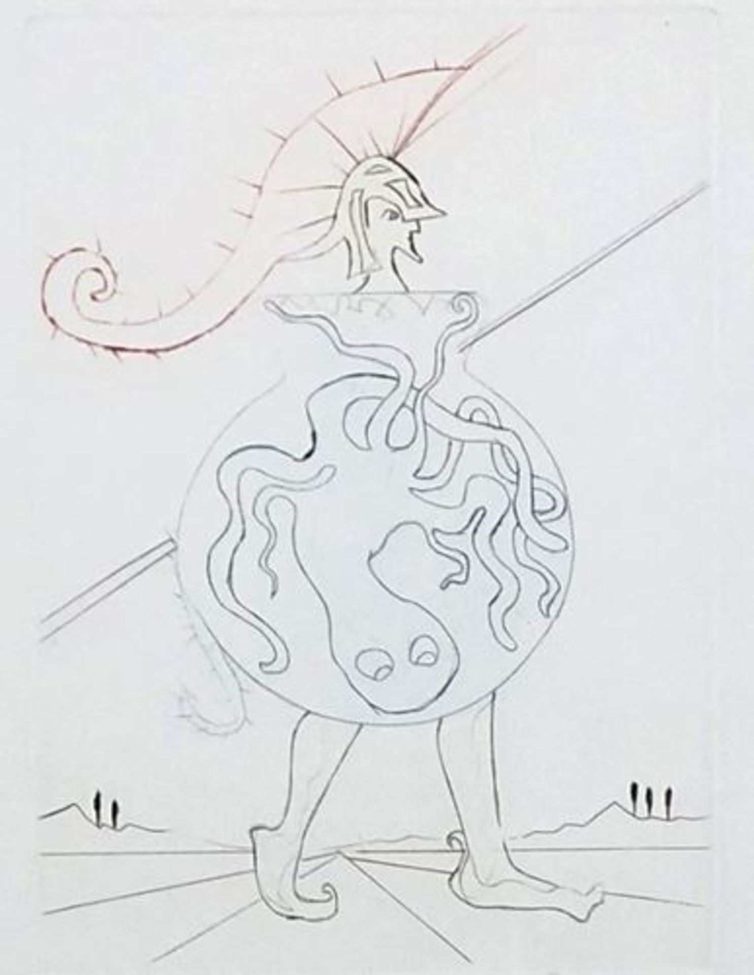 Salvador DALI Troilus and Cressida Original etching, 1971 Handsigned in [...] - Bild 4 aus 4