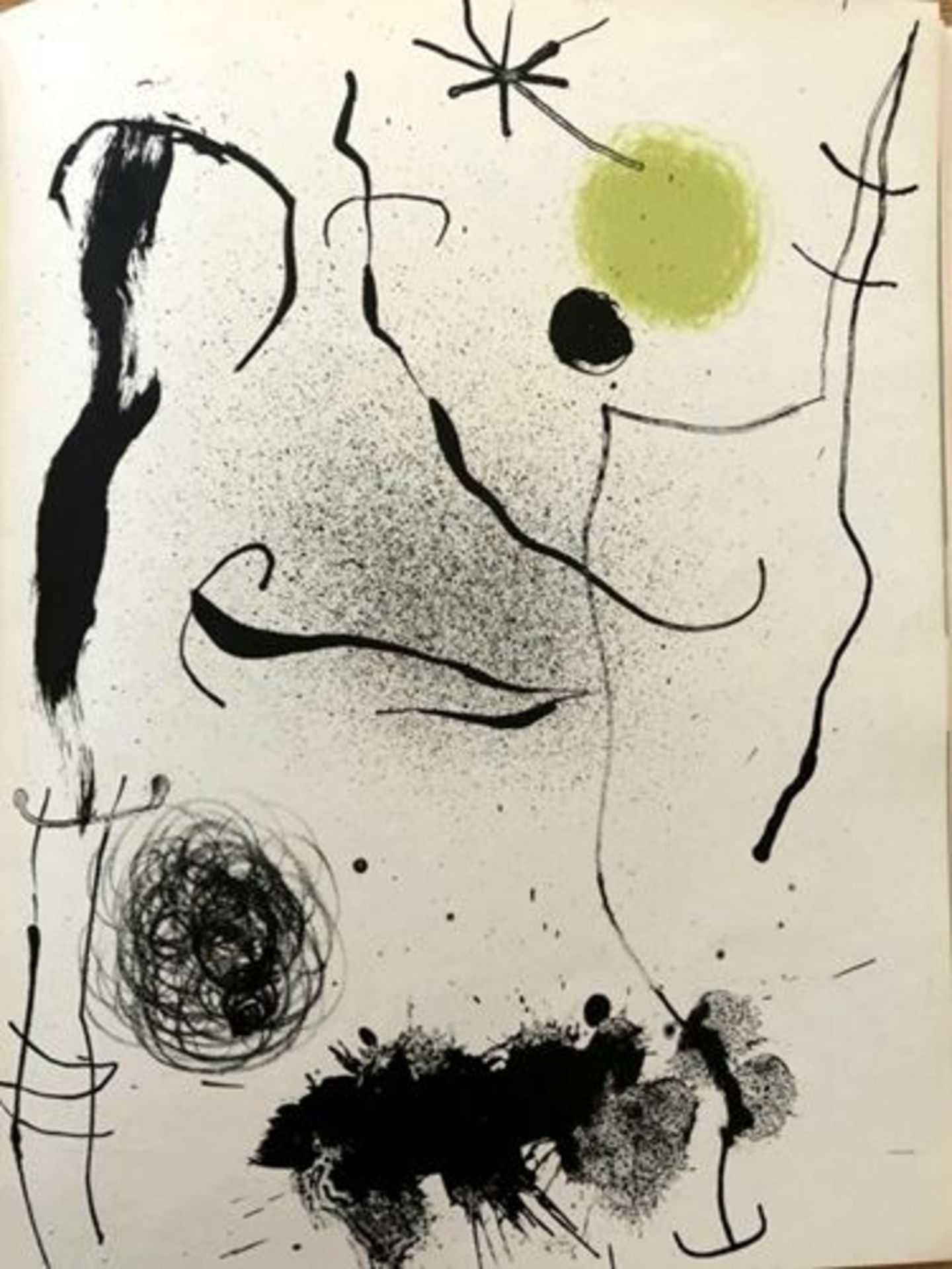 Joan Miró - Bouquet de rêves pour Leïla Original lithograph created for the art [...]