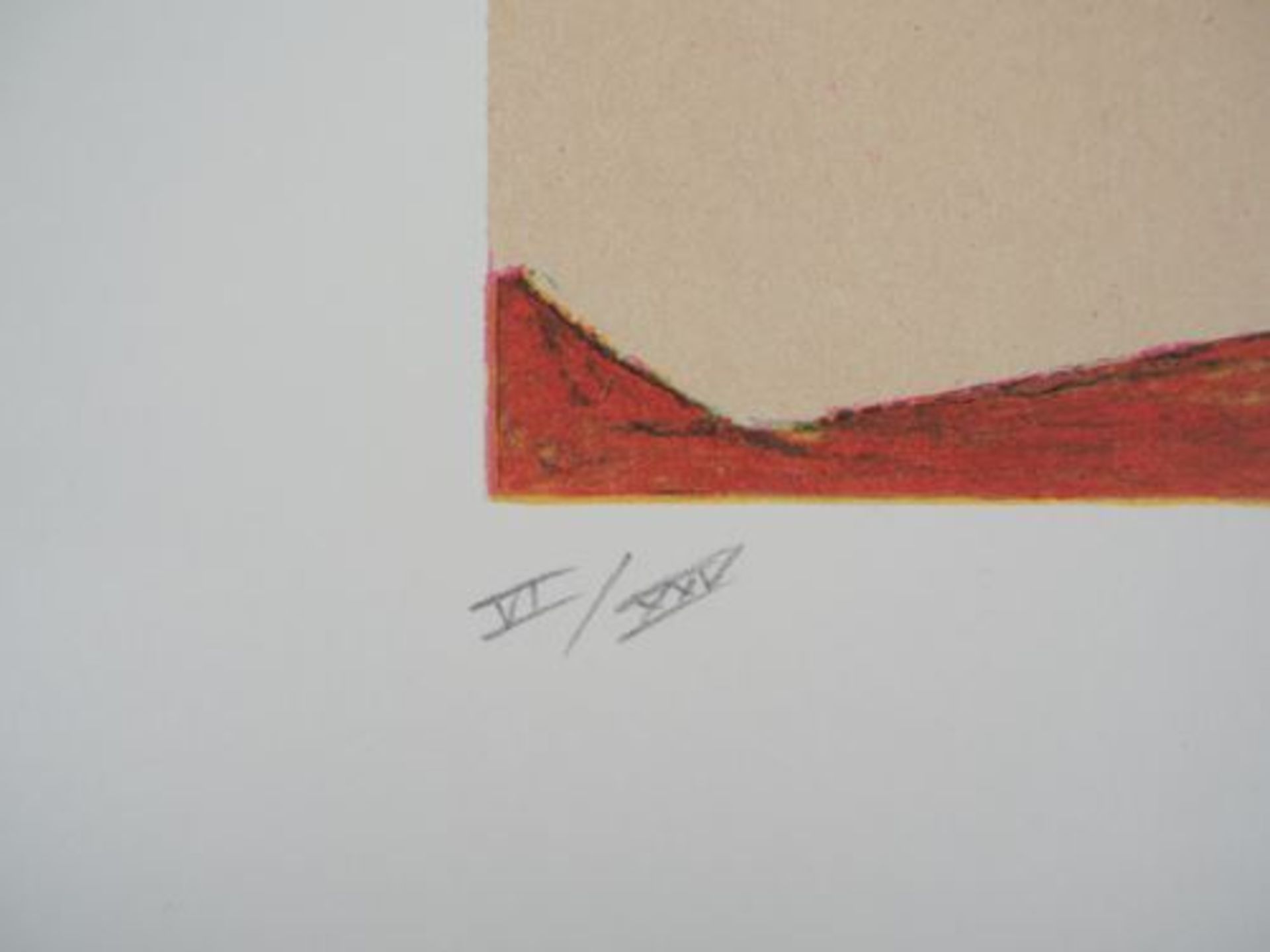Egon SCHIELE (after) The race Colour lithograph Signed in the plate Numbered out of [...] - Bild 7 aus 8