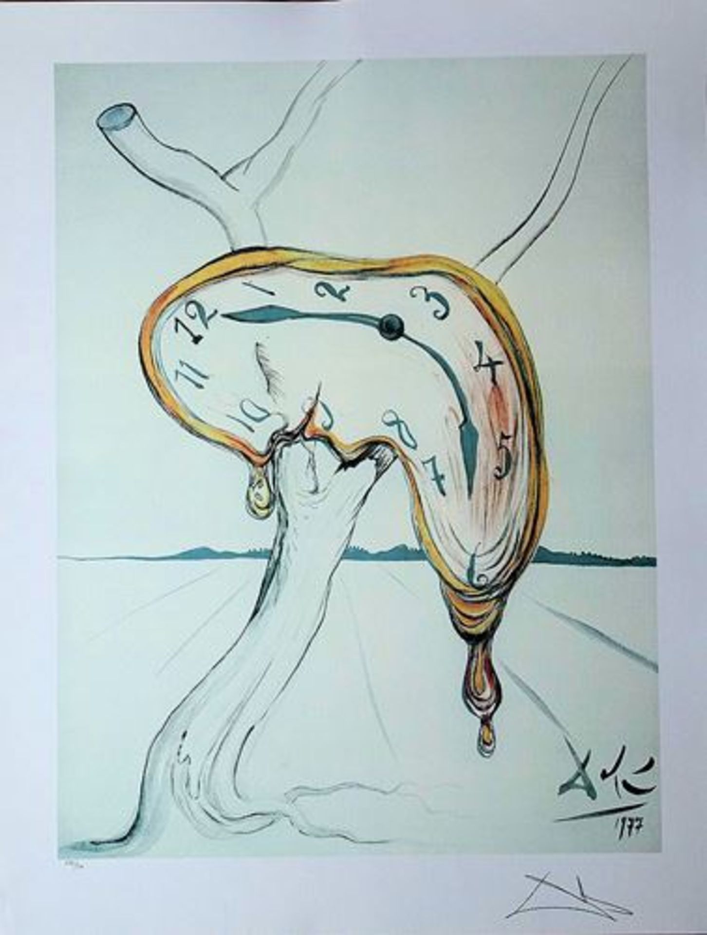 Salvador DALI (after) The soft clock - Modern lithographic print from an original [...]