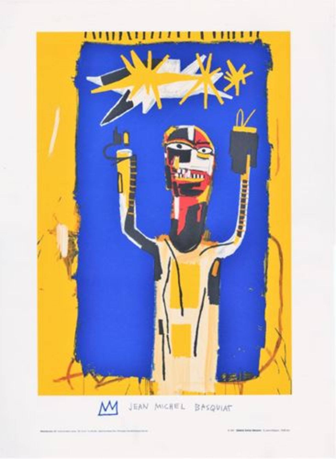 Jean Michel Basquiat (after) - Welcoming Jeers Lithograph in colors, created after [...]