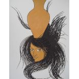 - Jean MARAIS Femme au vase (Hommage à la poterie) Lithographie en couleur Signée [...]