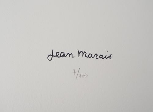 - Jean MARAIS Zodiaque, le Bélier Lithographie originale en couleur Signée dans [...] - Image 3 of 8