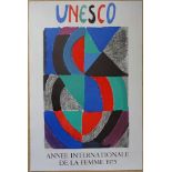 Sonia DELAUNAY UNESCO - International year of the woman, 1975 Lithograph on stone [...]